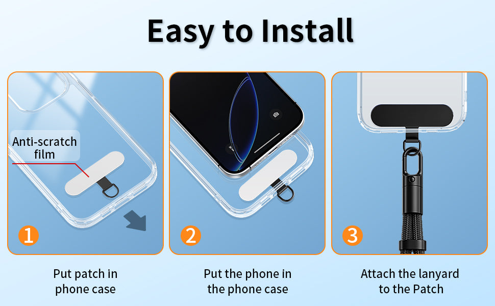 Phone Lanyard Crossbody Strap for Cellphone Case with Tether Tab, Adjustable Detachable Phone Strap with Metal Buckles for Women and Men (Pink)