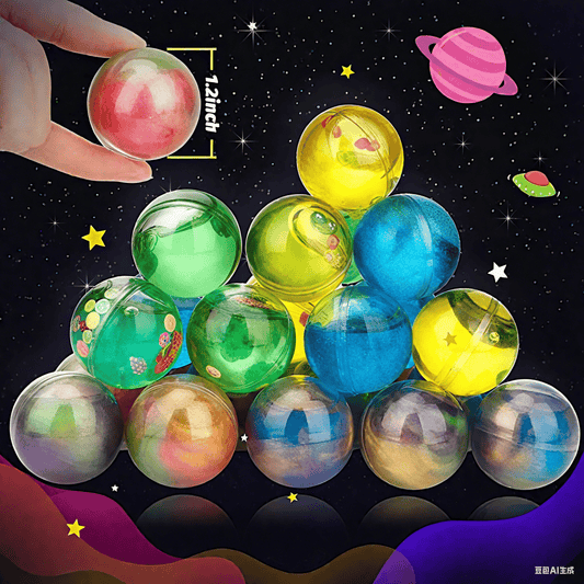 CENLYIN Slime Party Favors, 24 Pack Galaxy Slime Balls – Stretchy, Mess-Free, Non-Sticky, Sensory Stress Relief Toys for Kids –   Great for Birthday, Classroom, Party Supplies
